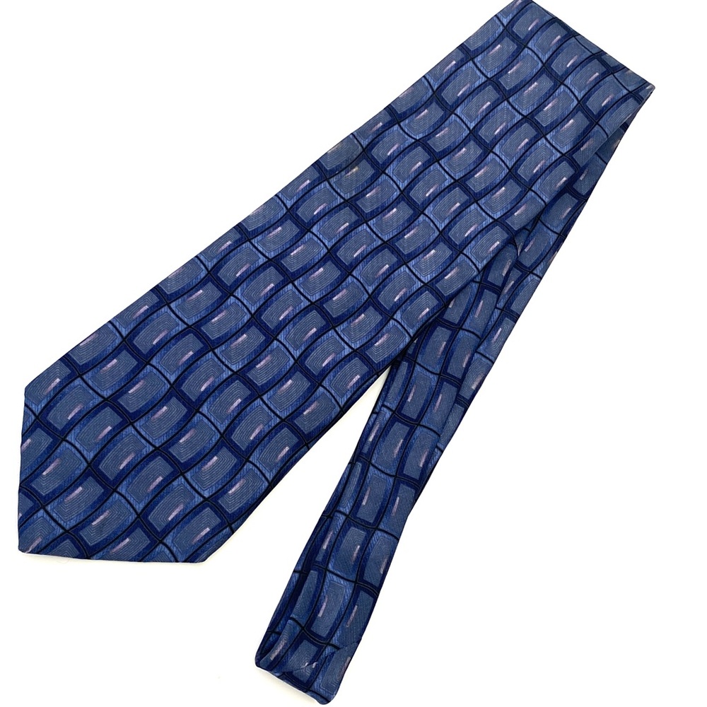 Axis LA Graphic Wave Silk Necktie